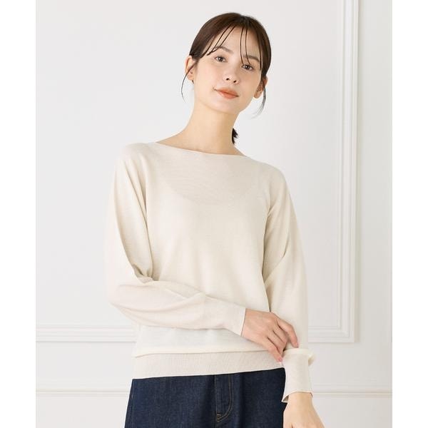 イッツインターナショナル（I．T．’S． international）/ドルマンスリーブニットプルオーバー《Cuoo》