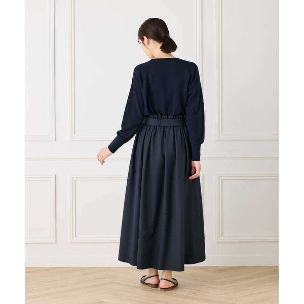 イッツインターナショナル（I．T．’S． international）/AラインVネックプルオーバー《Cuoo》