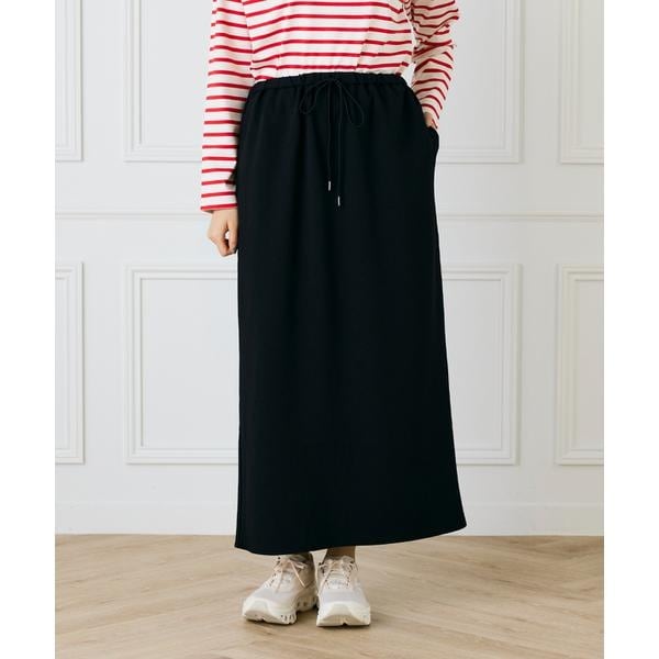 イッツインターナショナル（I．T．’S． international）/ジョーゼットジャージーイージーストレートスカート