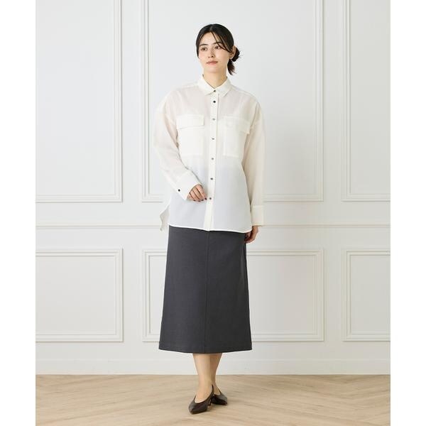 イッツインターナショナル（I．T．’S． international）/イージースカート《ウーリッシュフラノライト》