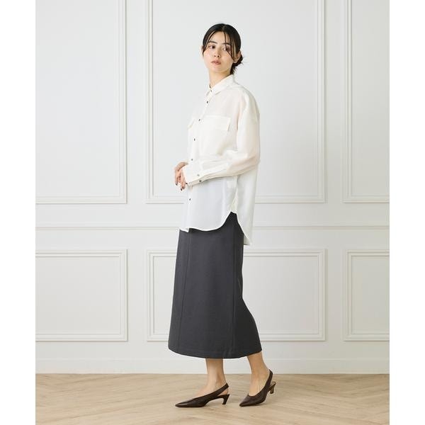 イッツインターナショナル（I．T．’S． international）/イージースカート《ウーリッシュフラノライト》