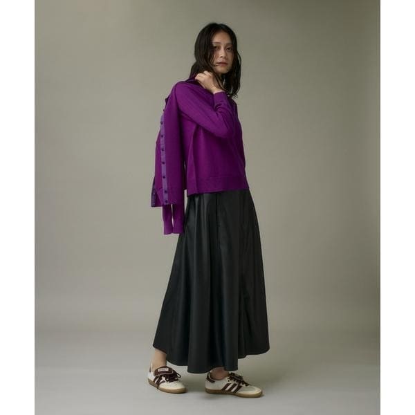 イッツインターナショナル（I．T．’S． international）/ウォッシャブルウールベーシッククルーネックニット《HARMONY》