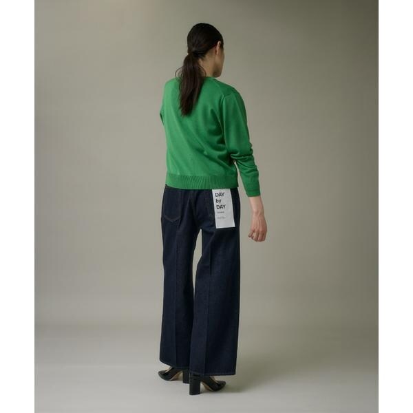 イッツインターナショナル（I．T．’S． international）/ウォッシャブルウールクルーネックカーディガン《HARMONY》