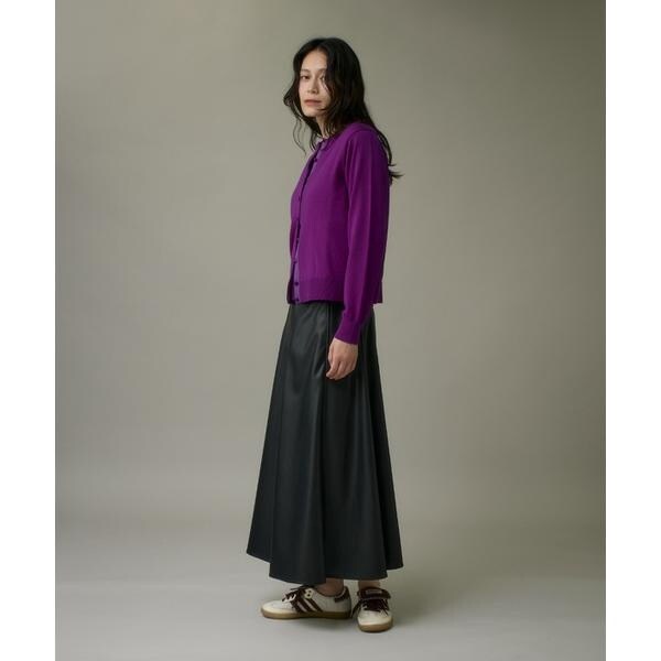 イッツインターナショナル（I．T．’S． international）/ウォッシャブルウールクルーネックカーディガン《HARMONY》