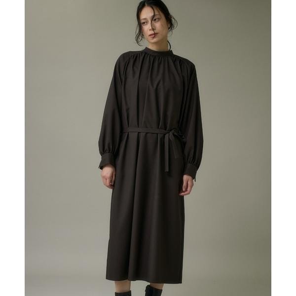 イッツインターナショナル（I．T．’S． international）/ウール２WAYワンピース《アリエスウール Super120S’》