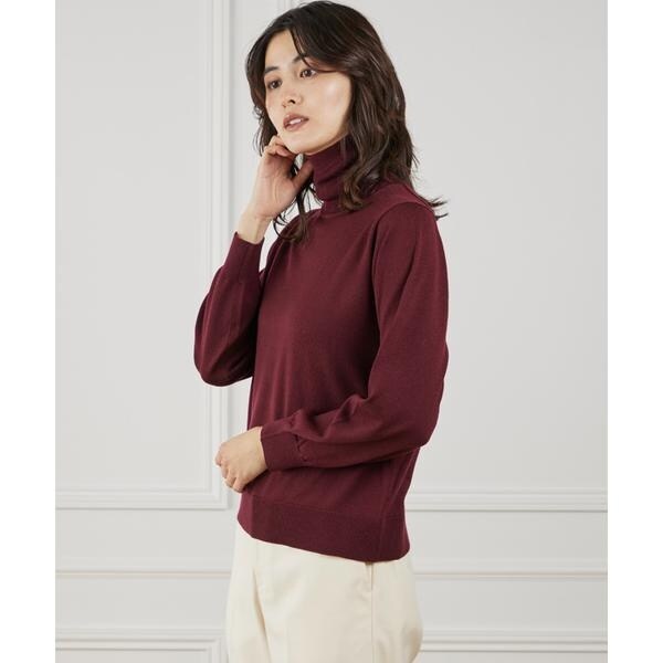 イッツインターナショナル（I．T．’S． international）/ウォッシャブルウールベーシックタートルネックニット《HARMONY》