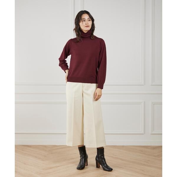 イッツインターナショナル（I．T．’S． international）/ウォッシャブルウールベーシックタートルネックニット《HARMONY》