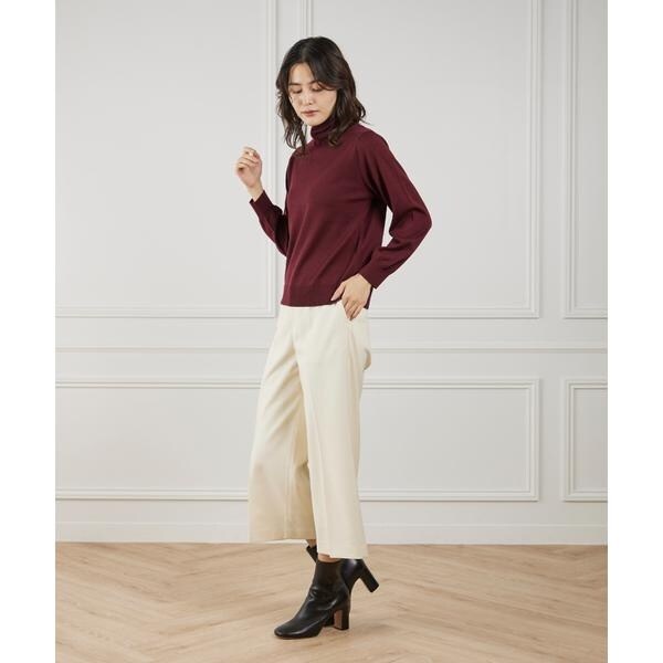 イッツインターナショナル（I．T．’S． international）/ウォッシャブルウールベーシックタートルネックニット《HARMONY》