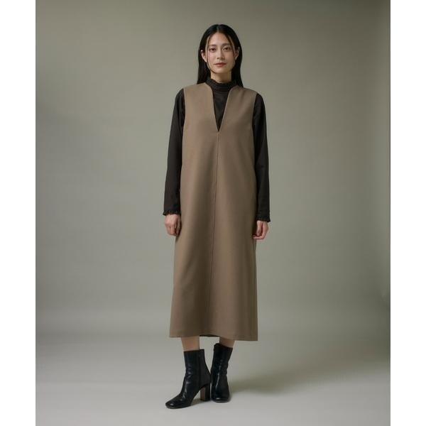 イッツインターナショナル（I．T．’S． international）/ウールフリルブラウス《アリエスウール Super120S’》