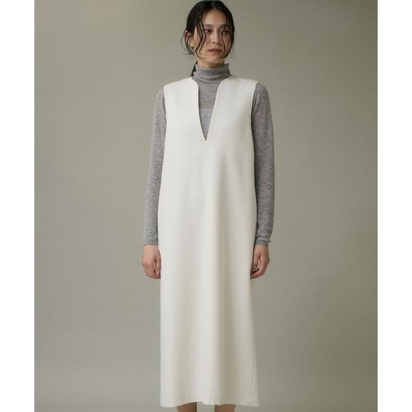 イッツインターナショナル（I．T．’S． international）/カーブカラーワンピース《ウーリッシュフラノライト》