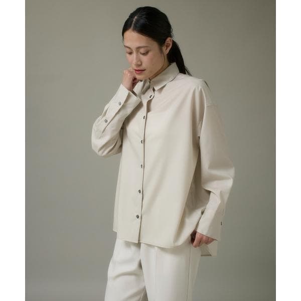 イッツインターナショナル（I．T．’S． international）/ウールドロップシャツ《アリエスウール Super120S’》