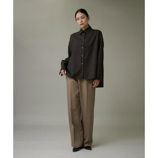 イッツインターナショナル（I．T．’S． international）/ウールドロップシャツ《アリエスウール Super120S’》