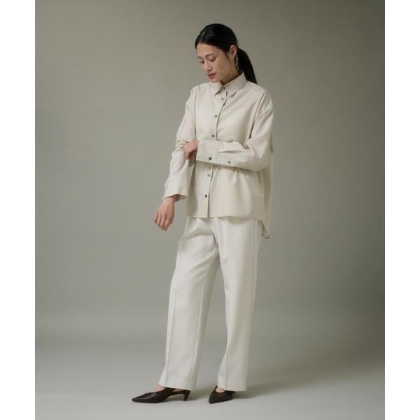 イッツインターナショナル（I．T．’S． international）/ウールドロップシャツ《アリエスウール Super120S’》