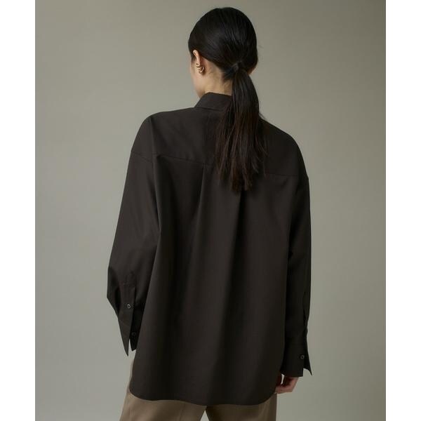 イッツインターナショナル（I．T．’S． international）/ウールドロップシャツ《アリエスウール Super120S’》