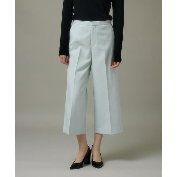 イッツインターナショナル（I．T．’S． international）/ワイドクロップトパンツ《TRサキソニー裏起毛》