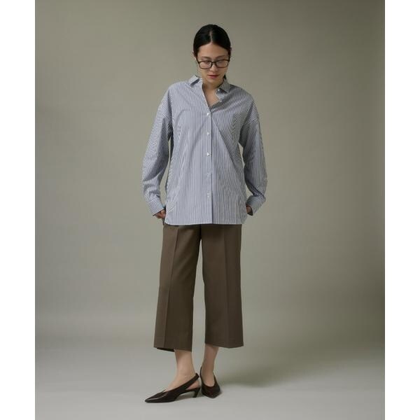 イッツインターナショナル（I．T．’S． international）/ワイドクロップトパンツ《TRサキソニー裏起毛》