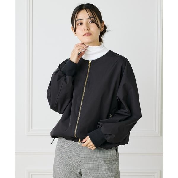 イッツインターナショナル（I．T．’S． international）/メモリーツイルノーカラーブルゾン