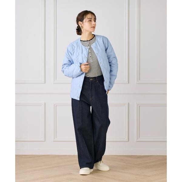 イッツインターナショナル（I．T．’S． international）/クルーネックダウンジャケット《TAIONコラボレーション》