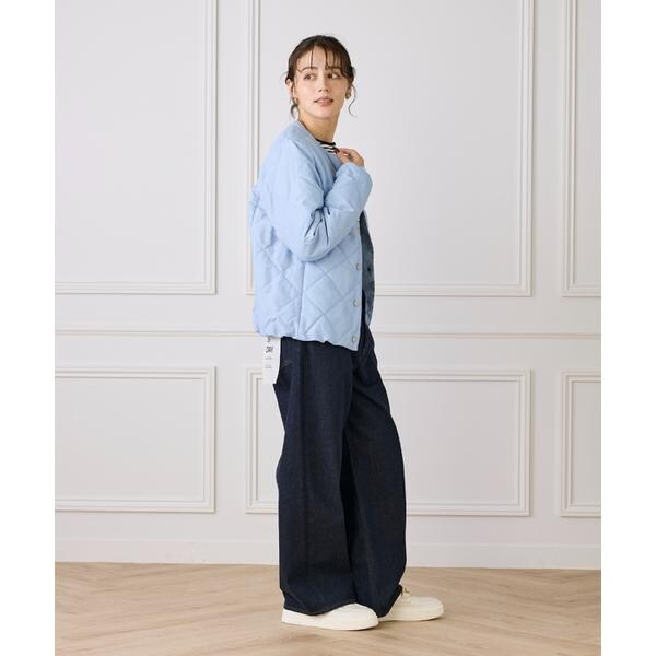 イッツインターナショナル（I．T．’S． international）/クルーネックダウンジャケット《TAIONコラボレーション》