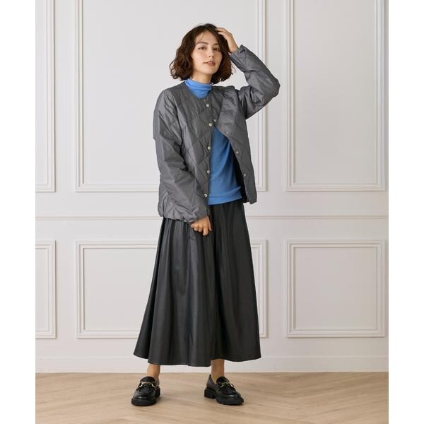 イッツインターナショナル（I．T．’S． international）/クルーネックダウンジャケット《TAIONコラボレーション》