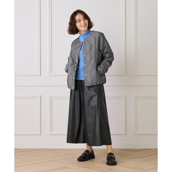 イッツインターナショナル（I．T．’S． international）/クルーネックダウンジャケット《TAIONコラボレーション》