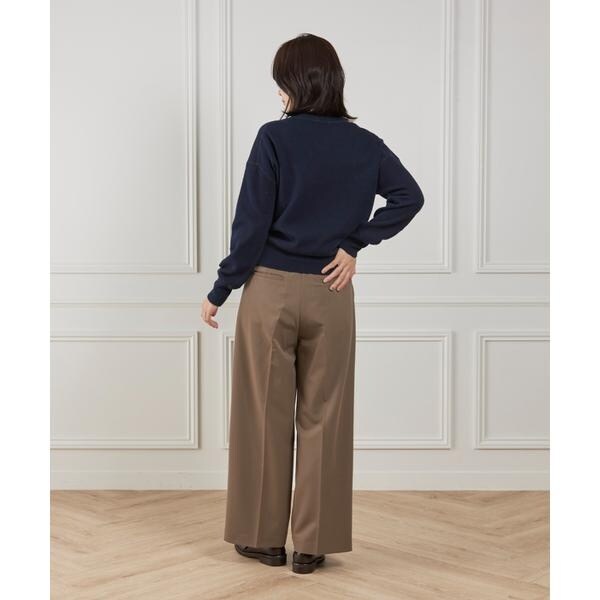 イッツインターナショナル（I．T．’S． international）/クルーネックニットプルオーバー《Melty air organic coton》