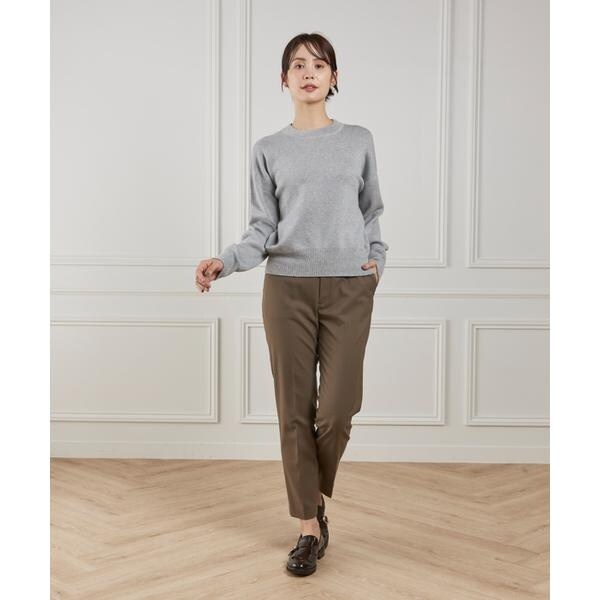 イッツインターナショナル（I．T．’S． international）/クルーネックニットプルオーバー《Melty air organic coton》