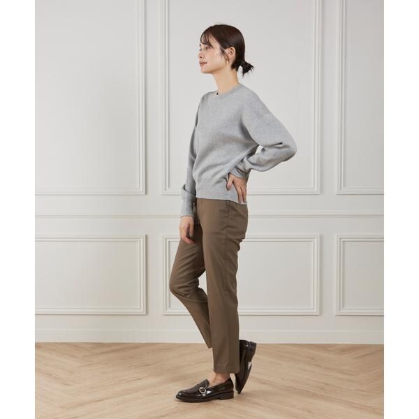 イッツインターナショナル（I．T．’S． international）/クルーネックニットプルオーバー《Melty air organic coton》