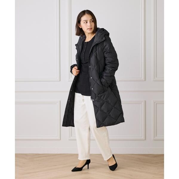 イッツインターナショナル（I．T．’S． international）/フーデットダウンコート《TAIONコラボレーション》