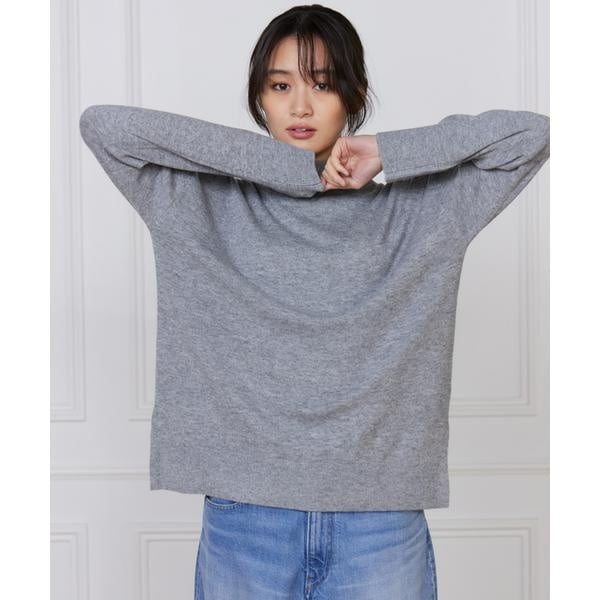 イッツインターナショナル（I．T．’S． international）/カシミヤ混ハイネックプルオーバー《CASH5》