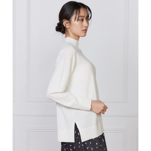 イッツインターナショナル（I．T．’S． international）/カシミヤ混ハイネックプルオーバー《CASH5》