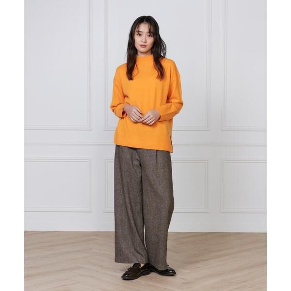 イッツインターナショナル（I．T．’S． international）/カシミヤ混ハイネックプルオーバー《CASH5》