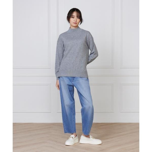 イッツインターナショナル（I．T．’S． international）/カシミヤ混ハイネックプルオーバー《CASH5》