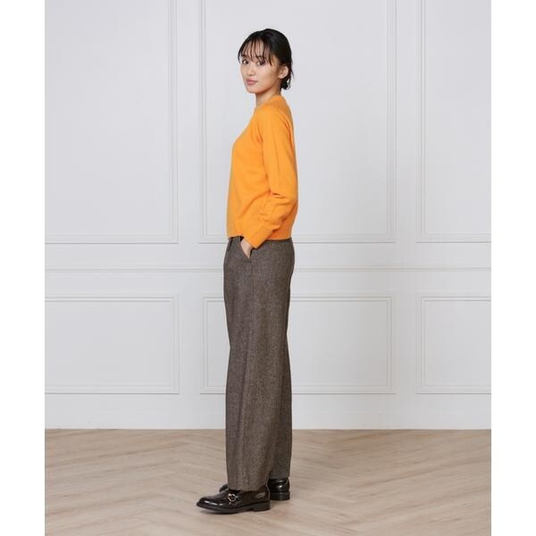 イッツインターナショナル（I．T．’S． international）/カシミヤ混クルーネックプルオーバー《CASH5》