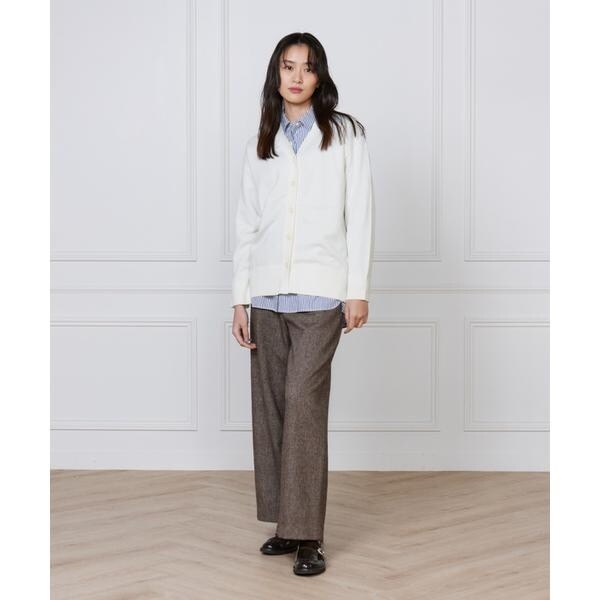 イッツインターナショナル（I．T．’S． international）/カシミヤ混Vネックカーディガン《CASH5》