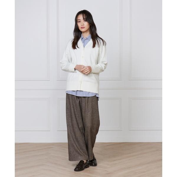 イッツインターナショナル（I．T．’S． international）/カシミヤ混Vネックカーディガン《CASH5》