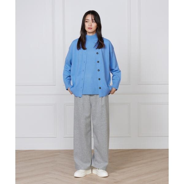 イッツインターナショナル（I．T．’S． international）/カシミヤ混Vネックカーディガン《CASH5》