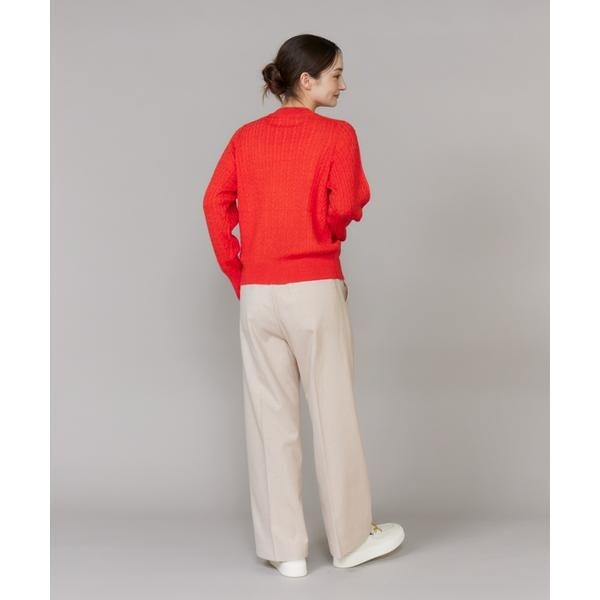 【NEW】イッツインターナショナル（I．T．’S． international）/ベイカーワイドパンツ《TRウールツイル》