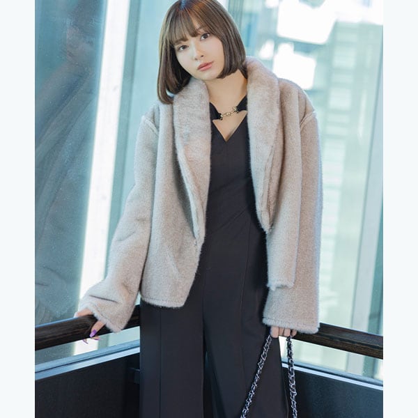 アンビエント（AMBIENT）/ファースエードリバーシブルジャケット