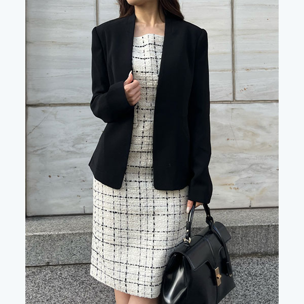 アンビエント（AMBIENT）/ノーカラースリムジャケットの通販は