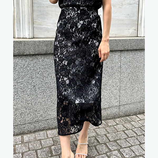 アンビエント（AMBIENT）/コードレースロングスカートの通販はau PAY