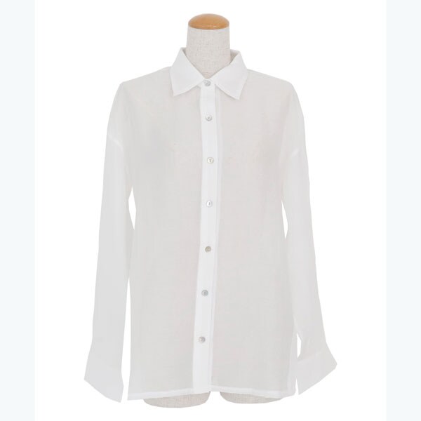 NEW】アンビエント（AMBIENT）/サイドボタンシアーシャツ