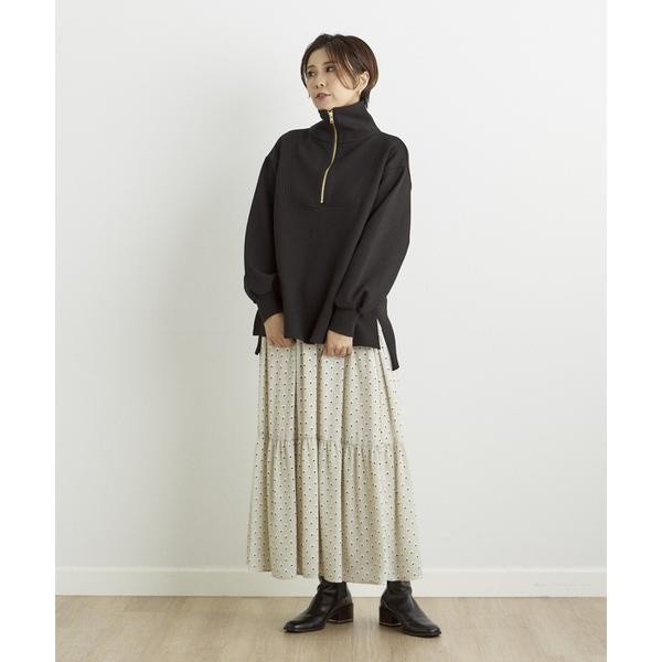 プリーツ入りRED VALENTINO ブークレツイード ショートパンツ プリーツ ...