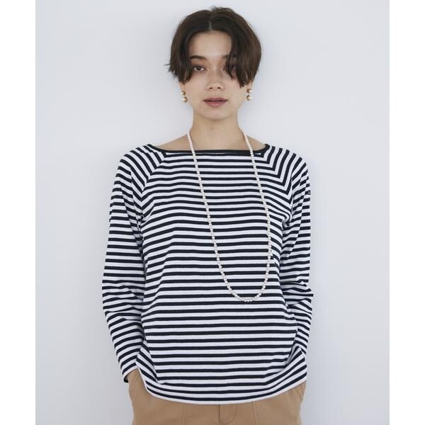 イネド（INED）/ 《SUPERIOR CLOSET》スクエアネックバスクシャツ《Le minor》