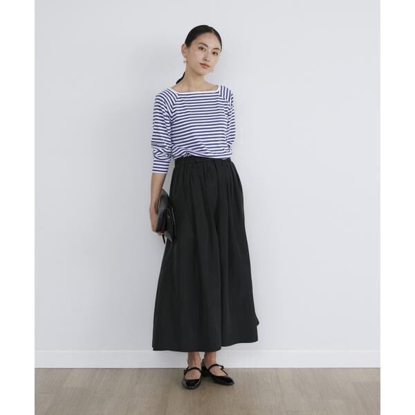 イネド（INED）/ 《SUPERIOR CLOSET》スクエアネックバスクシャツ《Le minor》