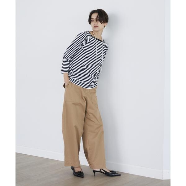 イネド（INED）/ 《SUPERIOR CLOSET》スクエアネックバスクシャツ《Le minor》