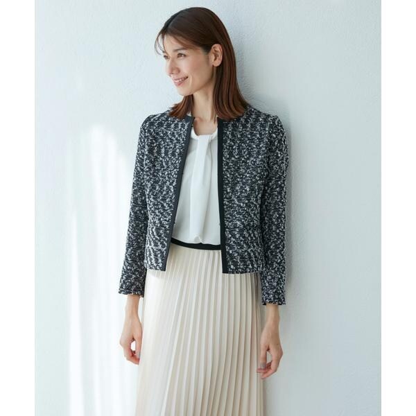 イネド（INED）/《プラスサイズ》 ボウタイ風ブラウス【INED】