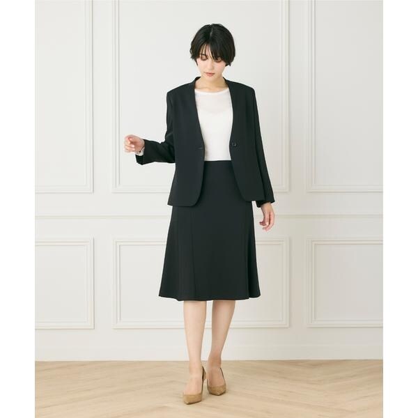 イネド（INED）/《大きいサイズ》 パネルフレアスカート【マルチWAY】