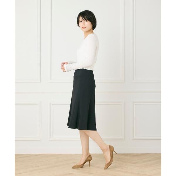 イネド（INED）/《大きいサイズ》 パネルフレアスカート【マルチWAY】