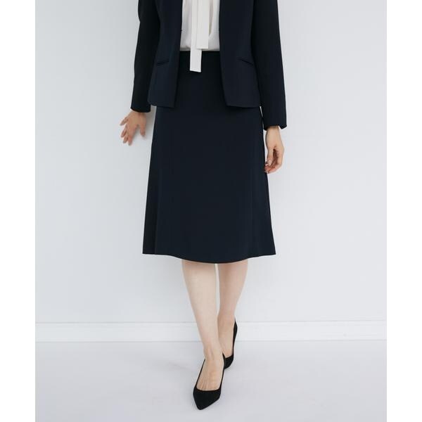 イネド（INED）/《大きいサイズ》 パネルフレアスカート【マルチWAY】